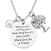 ALoveSoul Aunt Gifts from Niece Necklace Only an Aunt Can Hug Like a Mom Keep Secrets Like a Sister Share Love Like a Friend Necklaces