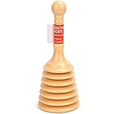 Samshow Powerful Suction Sink Drain Plunger - Small Bathroom Clogs Pump Plunger Plumber for Kitchen, Bathroom, Sink, Bath, Wa