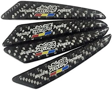 Dian Bin The Black Carbon Fiber CFRP Vehicle Car Side Door Edge Protection Tirm Guard Sticker for Mugen Power Honda Available
