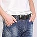 Marino Avenue Men's Belt 100% Leather Casual Belt Looks Great with Jeans, Khakis, Dress-Classic Single Prong Buckle with Elegant Gift Box - Deep Charcoal - 36 (Waist: 34)