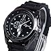 Yunanwa Wholesale 8 Assorted Pack Unisex Silicone Watch Men Women Black Case