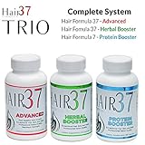 Good Hair Growth Vitamins Visible Results Faster TRIO by Hair Formula 37 Compare Supplements for Hair Skin and Nails Most Extensive Ingredient List Help Hair Loss, Fine Thin and thinning have Thickne