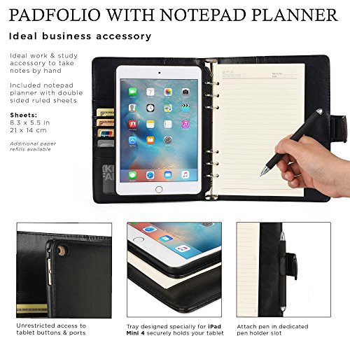 Cooper FOLDERTAB Padfolio Case Compatible with iPad Mini 4 Business