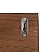 MyGift Wall Mounted Rustic Brown Solid Wood Key and Mail Holder Organizer Rack with 4 Hooks, Entryway Display Shelf