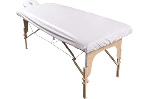 ForPro Professional Collection Waterproof Massage Table Cover, Protective Spa Treatment Sheet Set for Massage Tables, Machine