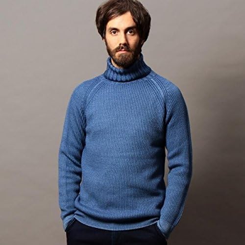 Amazon ビューティ ユース メンズ Beauty Youth By ブルー アゼ タートルネック ニット コバルト S 30 セーター 通販