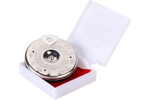 Haosie 13 Tone Pitch Pipe, Sensitive Chromatic Pitch Pipe Tuner, with Storage Box, for Guitar Bass Violin Ukulele Chromatic Tuning
