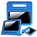 Fintie Shock Proof Case for Samsung Galaxy Tab E Lite 7.0 - Kiddie Series Light Weight Convertible Handle Stand Kids Friendly Cover for Tab E Lite SM-T113 / Tab 3 Lite 7-Inch Tablet, Blue