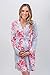 Baby Be Mine Maternity Labor Delivery Nursing Robe Hospital Bag Must Have (S/M pre Pregnancy 4-10, Mae)