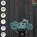 3D Optical Illusion Night Light - 7 LED Color Changing Lamp - Cool Soft Light Safe For Kids - Solution For Nightmares - Harley Davidson Motorcycle
