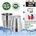 HaWare 4 Pieces 18/8 Stainless Steel Double Walled Tumblers, 10 oz Kids Toddlers Drinking Sippy Cups for Home/Camping/Gathering, Unbreakable and Dishwasher Safe