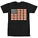 Lost Gods Hot Dog American Flag Mens Graphic T Shirt - Lost Gods