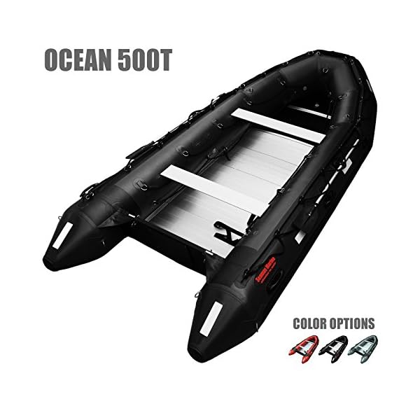 Seamax-Ocean500T-165-Feet-Commercial-Grade-Inflatable-Boat-Max-15-Passengers-and-50HP-Rated