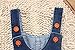 Kidscool Baby Cotton Denim Cute 3D Monkey Decoration Soft to Wear Overalls