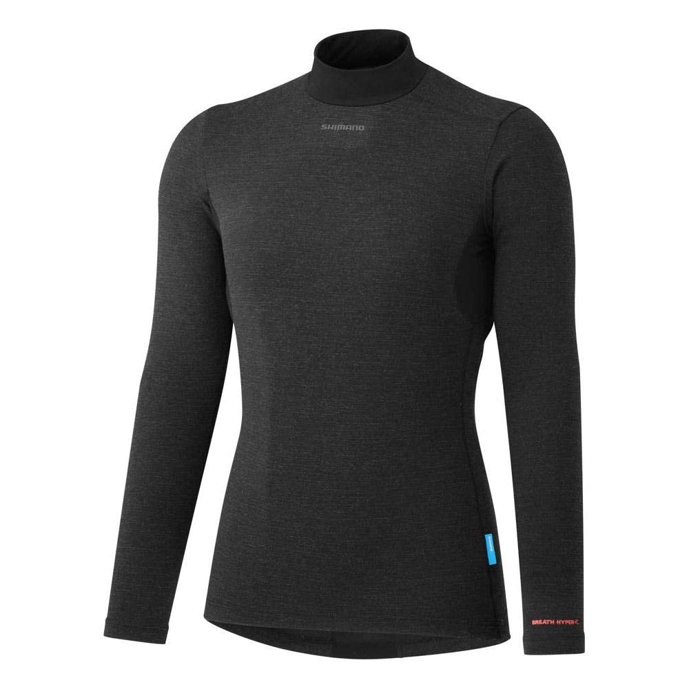 Shimano Clothing Women's Breath Hyper Baselayer, Black, Size L