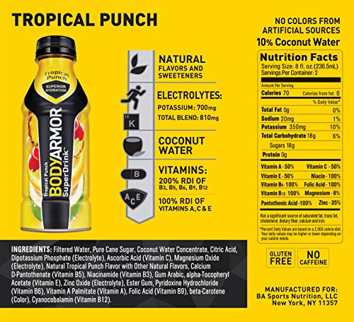 BODYARMOR Tropical Punch Sports Drink Pack - Image 2