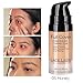 Pro Full Cover Liquid Concealer, Waterproof Smooth Matte Flawless Finish Creamy Concealer Foundation for Under Eye Dark Circles Spot Face Concealer Corrector Makeup Base