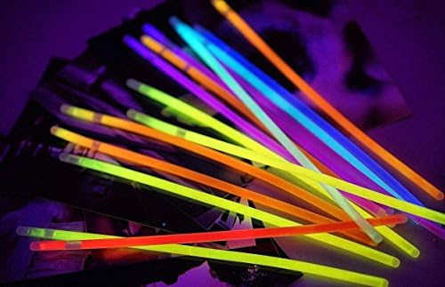 HANDESING Glowsticks, 100 Light up Toys Glow Stick Bracelets Mixed Colors Party Favors Supplies (Tube of 100)