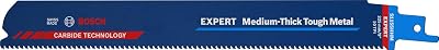 Bosch Expert 3x S1155HHM Medium-Thick Tough Metal Reciprocating Saw Blade 225mm