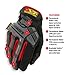 Mechanix Wear M-Pact Impact Resistant Work Gloves - Durable Safety Gloves for Men - Touchscreen Capable - Machine Washable - Breathable - Small - Red/Black