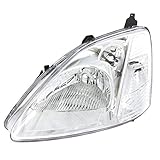 CarPartsDepot Head Light Lamp Driver Side HO2518103 Fit 02-03 Honda Civic SI 2DR Hatchback