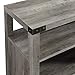 Home Accent Furnishings Tucker 58 inch Barndoor Highboy TV Stand in Grey Wash