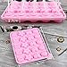ESA Supplies 20 Cavity Silicone Mold for Cake Pop Silicone Lollipop Hard Candy Molds Cupcake Baking Sets …