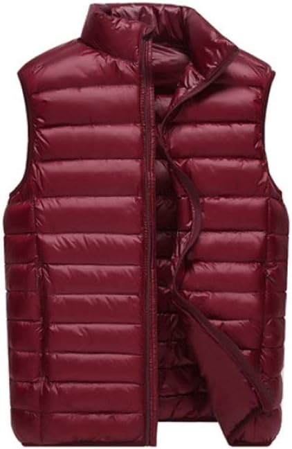 Amazon Co Jp ベスト メンズ メンズ暖かいベスト ダウンノースリーブジャケット父の感謝祭のギフトダック冬ダウンベスト屋外の旅行肥厚ホワイト メンズノースリーブベスト Color Red サイズ Xxxxxxx Large ホーム キッチン