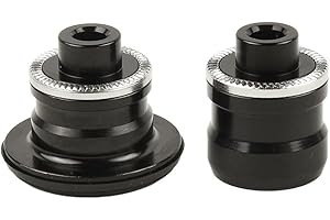 Bike Hub Quick Release Adapter Thru Axle Conversion End Cap Set Front M9 To 15Mm Rear M10 To 12Mm For Road Bike 8-12 Speed(12