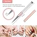 Ahier 4PCS Eyeliner Brushes, Eyeliner Design Makeup Brush Pen, Eyeliner Dotting Painting Drawing Brushes Pen 5/9/11/20mm