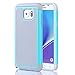 Galaxy Note 5 Case,Samausng Galaxy Note 5 Case [Shockproof] [Drop Protection] TPU&PC Hybrid Dual Layer Full-Body Protective Case Cover for Samsung Galaxy Note 5 (Hot Blue)