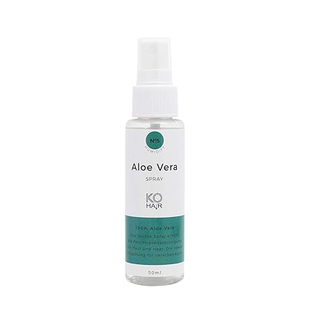 KÖ-HAIR Aloe Vera Spray für Gesicht, Haare, Körper, Feuchtigkeitscreme für Sonnenbrand, optimal Pflege für trockene, strapazi