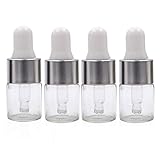 Clear Dropper Bottles - 100Pcs 2ml Mini Essential