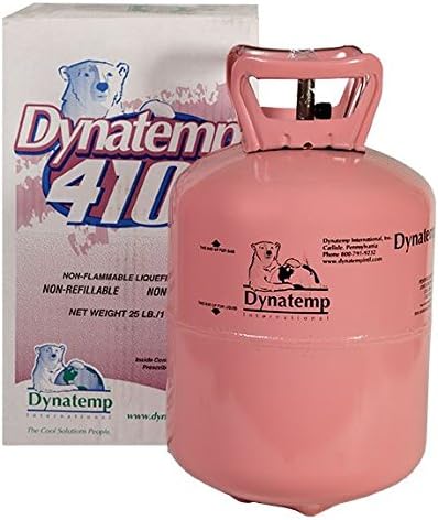 DynaTemp R-410A Refrigerant 25lb Jug Cylinder Virgin New Sealed