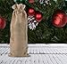 Jute Wine Bags 10 Pack Burlap Wine Bottle Gift Bag With Drawsting 14