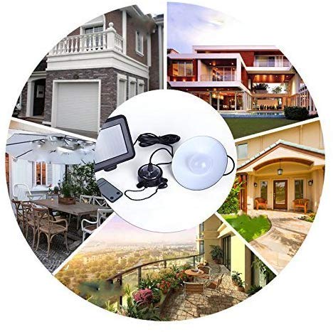 Solar Pendant Light - Wall Mounted Outdoor LED With Pull Cord Waterproof