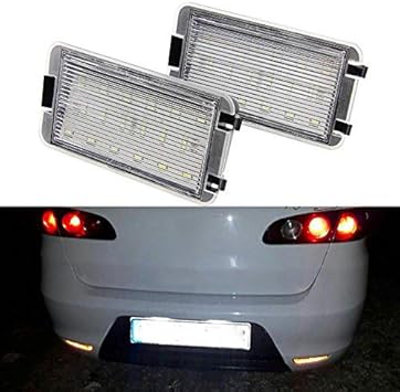 seat leon mk2 number plate bulbs