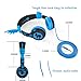 iClever Kids Headphones - Headphones for Kids, 85db Volume Limiting, Child-Friendly Silicone, Bat-Inspired Wired Over Ear Headsets with 3.5mm AUX Jack Cable Free Cord (Blue)