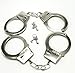 Gingerscoolstuff Metal Handcuffs with Keys. Party Favors for Police Swat Play - Set of Two