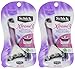 Schick Xtreme 3 Sensitive Skin Disposable Razors for Women, 8 Count (Pack of 2)