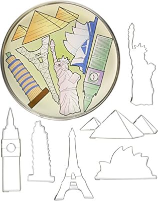 قطاعة بسكويت معالم عام 1875 من آر آند إم إنترناشونال بيج بن منزل أوبرا سيدني تمثال الحرية هرم برج إيفل برج بيزا مجموعة من 6 قطع اشتري اون لاين بأفضل الاسعار في