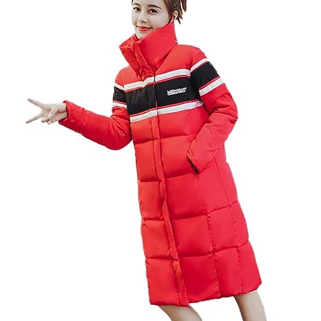 Toasye Ausverkauf Frauen Winter Langarm Reißverschluss Dünne Jacke, Damen Casual Brief Drucken Lange Mantel Outwear