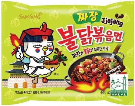 Amazon チャジャンブルダック炒め麺 5個入 食卓応援隊 食品 飲料 お酒 通販
