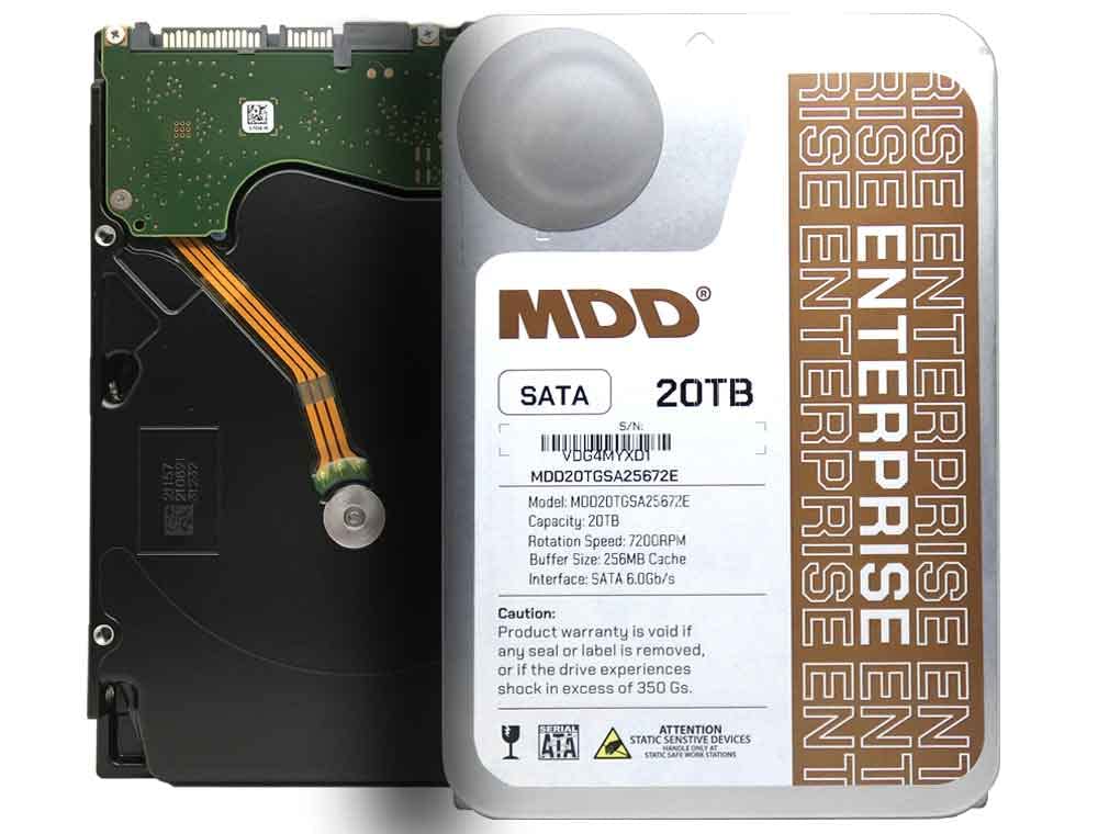 Photo 1 of ** FOR PARTS ONLY **
MDD MAXDIGITALDATA MDD 20TB 7200 RPM 256MB Cache 3.5-inch Internal Enterprise Hard Drive - 5 Years Warranty (Renewed)