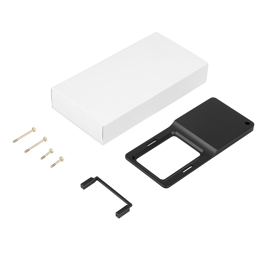 Mbuynow Placa de Montaje del interruptor Adaptador para Acción Cámara GoPro Hero 5 4 3+ YI, XiaoMi, SJCAM,DJI OSMO Y Estabilizador Móvil Feiyu Zhiyun Smooth Accesorios de Mano
