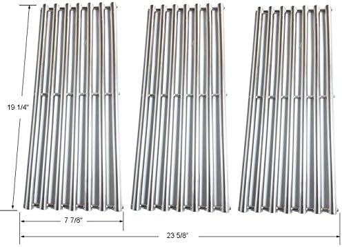 Venice mart Set of 3 Stainless Steel Cooking Grid Replacement for Select Gas Grill Models by Nexgrill, Perfect Flame and Others