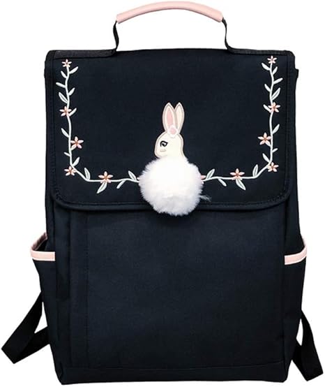 Amazon Co Jp ヘアボールスクールバッグ 事故刺繍カジュアルデイパック青少年生徒韓国語版バックパック 旅行 学校 Color A ホーム キッチン