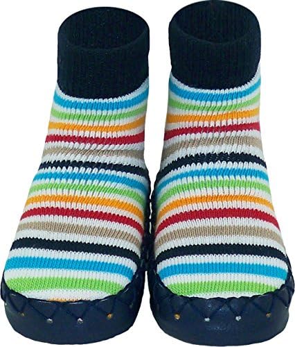 Colorful Stripes Moccasins