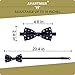 AVANTMEN Pre-tied Adjustable Men's Bow Ties Solid Mixed Color Satin Assorted Boys Bowties in Bulk 9PCS-A