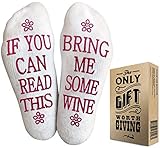 Gifts for Women - Fun Cozy Socks for Women. Great Wino Accessories and Gifts for Women Under 25 Dollars !